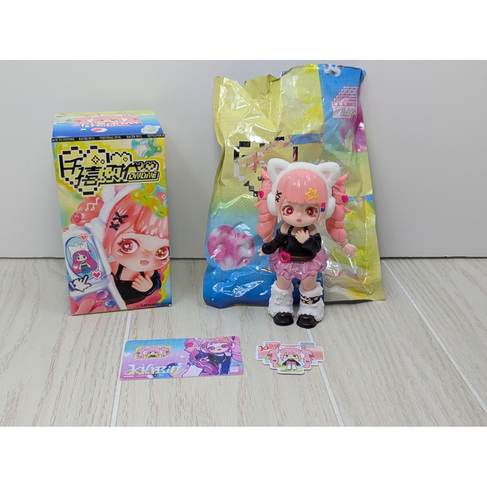 Letsvan KiliKili Y2K Online Virtual Idol Pink Hair Girl Blind Box Figure Anime
